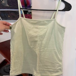 Green wild fable tank top.